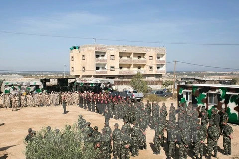 Phong trào Hồi giáo Hamas ở Gaza tuyên bố đã triển khai lực lượng dọc tuyến biên giới có chiều dài 13km giữa Gaza và Sinai, Ai Cập. (Nguồn: AFP/TTXVN)