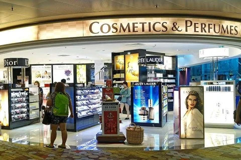 Một cửa hàng miễn thuế tại sân bay Changi. (Nguồn: Straits times)