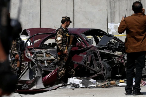 Hiện trường vụ nổ. (Nguồn: Reuters)