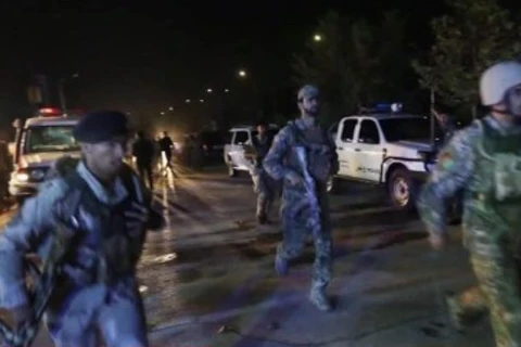Cảnh sát tại hiện trường vụ tấn công. (Nguồn: CNN)