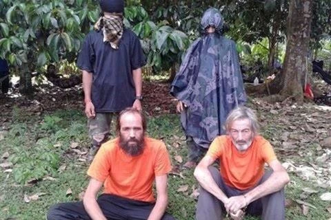 Con tin người Na Uy Kjartan Sekkingstad (trái) bị nhóm phiến quân Abu Sayyaf bắt cóc. (Nguồn: Reuters)