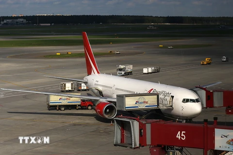 Máy bay của Hãng hàng không Royal Flight đỗ tại sân bay thành phố Antalya của Thổ Nhĩ Kỳ ngày 2/9. (Nguồn: TASS/TTXVN) 