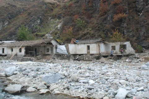 Nhiều người Triều Tiên mất nhà cửa vì lũ lụt. (Nguồn: nknews.org)