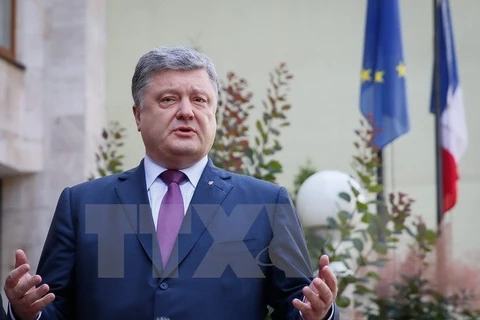 Tổng thống Ukraine Petro Poroshenko. (Nguồn: EPA/TTXVN)