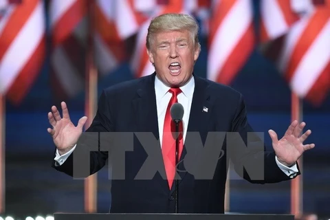 Ứng cử viên Tổng thống Mỹ Donald Trump. (Nguồn: AFP/TTXVN)