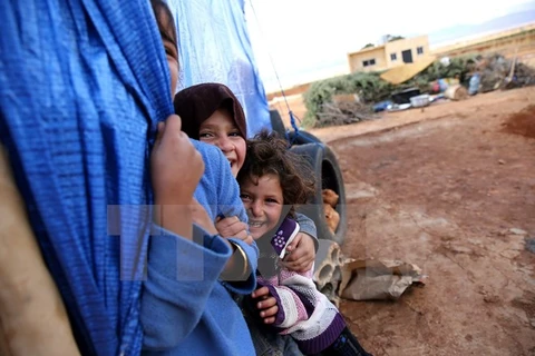 Trẻ em tị nạn Syria. Ảnh minh họa. (Nguồn: AFP/TTXVN)