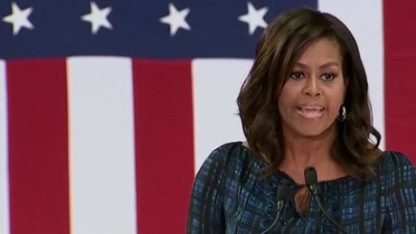 Đệ nhất Phu nhân Mỹ Michelle Obama. (Nguồn: CNN)