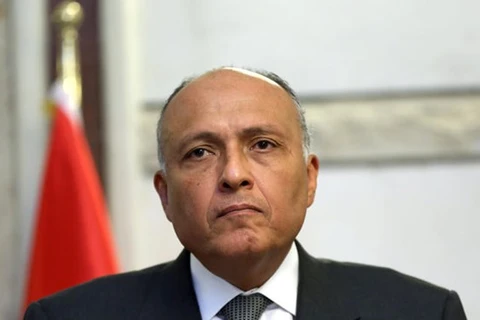 Ngoại trưởng Ai Cập Sameh Shoukry. (Nguồn: alchetron.com)
