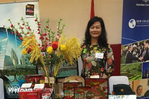 Gian hàng Việt Nam tại Hội chợ. (Nguồn: CTV)