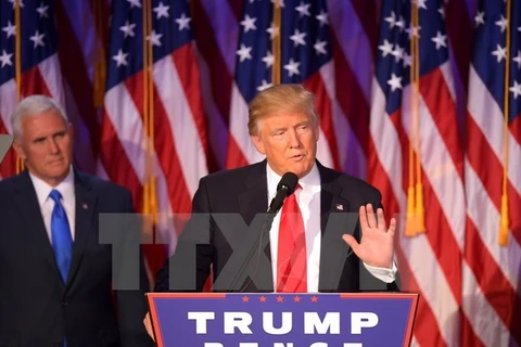 Tổng thống đắc cử Mỹ Donald Trump. (Nguồn: AFP/TTXVN)