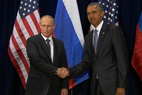 Tổng thống Mỹ Barack Obama (phải) và Tổng thống Nga Vladimir Putin. (Nguồn: NBC News)