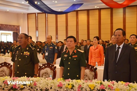 Các đại biểu tham dự buổi lễ. (Ảnh: Nguyễn Lâm/Vietnam+)