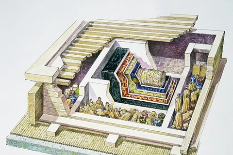 Mộ của phu nhân thừa tướng Trường Sa quốc thời Hán. (Nguồn: Getty)