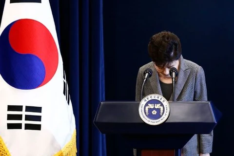 Tổng thống Hàn Quốc Park Geun-hye. (Nguồn: EPA)