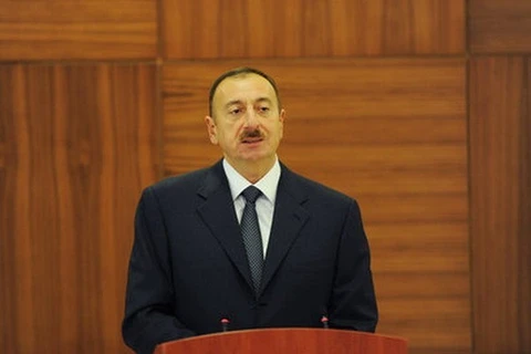 Tổng thống Azerbaijan Ilham Aliyev. (Nguồn: trend.az