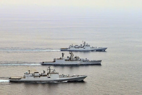 Các tàu chiến của Hải quân Ấn Độ. (Nguồn: indiannavy.nic.in)