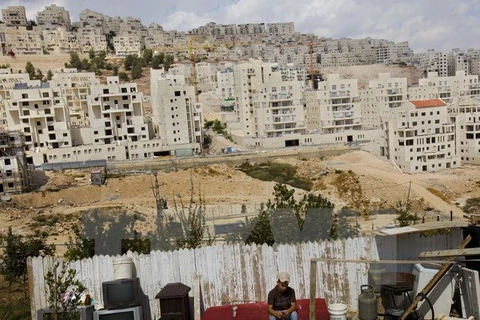 Khu nhà định cư Har Homa của Israel ở đông Jerusalem ngày 21/9/2009. (Ảnh: AP/TTXVN)