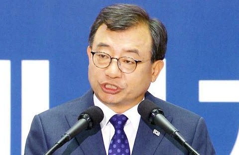 Cựu Chủ tịch đảng Saenuri cầm quyền ở Hàn Quốc, Nghị sỹ Lee Jung-hyun. (Nguồn: YTN)