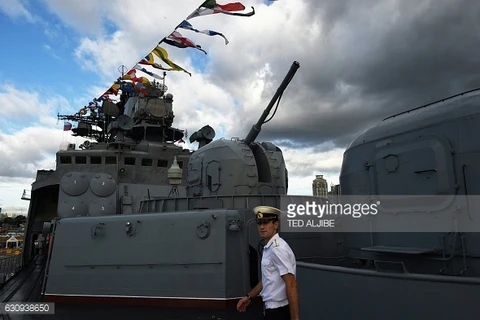 Tàu khu trục chống ngầm Admiral Tributs của Nga. (Nguồn: Getty)