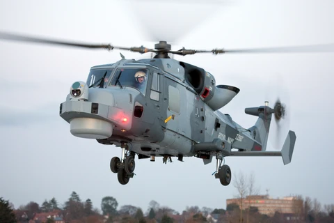 Mẫu máy bay trực thăng là AW-159 của hãng AgustaWestland. (Nguồn: SLDInfo)