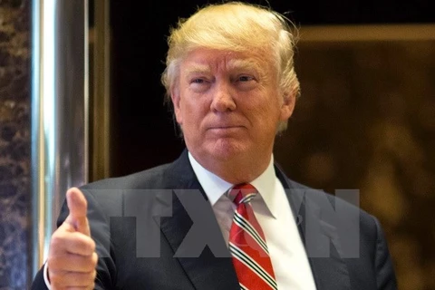 Tổng thống đắc cử Mỹ Donald Trump tại New York. (Nguồn: AFP/TTXVN)
