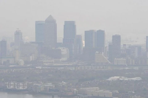 Sương mù bao phủ London. (Nguồn: PA)
