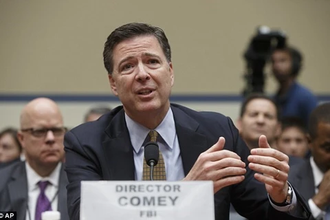 Giám đốc Cục Điều tra Liên bang Mỹ James Comey. (Nguồn: AP)