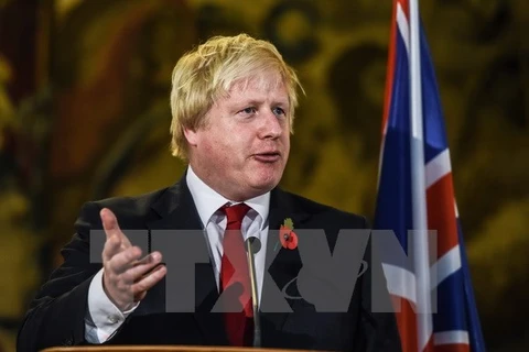 Ngoại trưởng Anh Boris Johnson. (Ảnh: EPA/TTXVN)