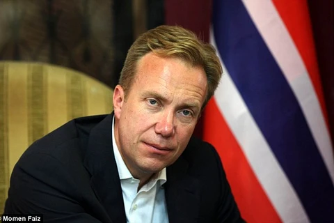 Ngoại trưởng Na Uy Borge Brende. (Nguồn: Daily Mail)