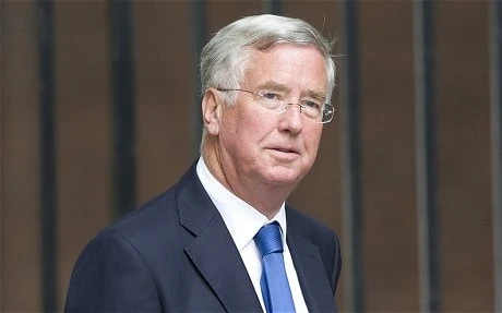 Bộ trưởng Bộ Quốc phòng Anh, ông Michael Fallon. (Nguồn: Telegraph)