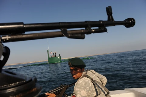 Một cuộc tập trận của hải quân Iran. (Ảnh: nationalpost.tumblr.com)