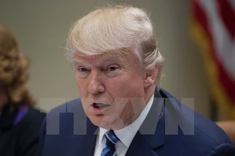 Tổng thống Mỹ Donald Trump tại cuộc họp ở Washington, DC. (Nguồn: AFP/TTXVN)