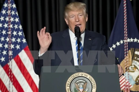 Tổng thống Mỹ Donald Trump tại một sự kiện ở Washington, DC. (Nguồn: AFP/TTXVN)