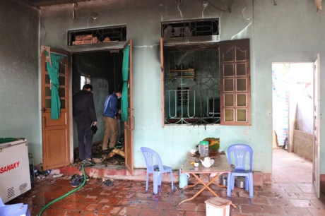 Thanh Hóa: Hai bố con bị chết cháy trong căn nhà cấp 4