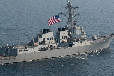 Một tàu chiến của Mỹ. (Nguồn: Reuters)