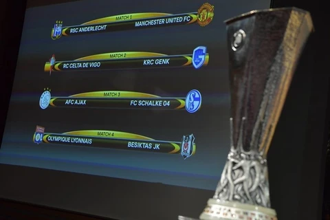 Các cặp đấu ở tứ kết Europa League. (Nguồn: UEFA)