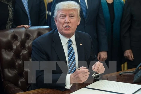 Tổng thống Mỹ Donald Trump. (Ảnh: AFP/TTXVN)