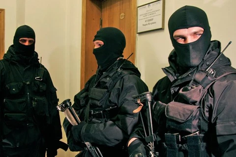 Lực lượng an ninh Ukraine. (Nguồn: AP)