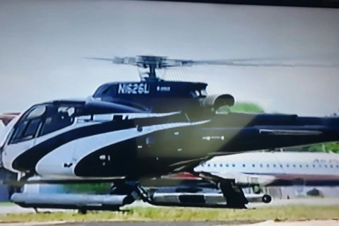 Chiếc máy bay trực thăng của cựu Tổng thống Ricardo Martinelli. (Nguồn: enmayuscula.com)