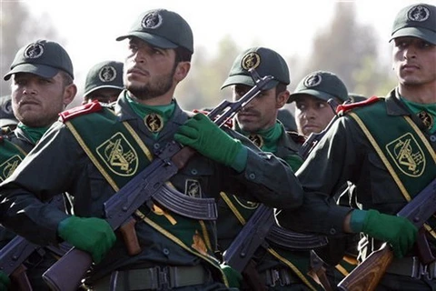 Các thành viên thuộc Lực lượng Vệ binh Cách mạng Hồi giáo Iran. (Nguồn: AP)