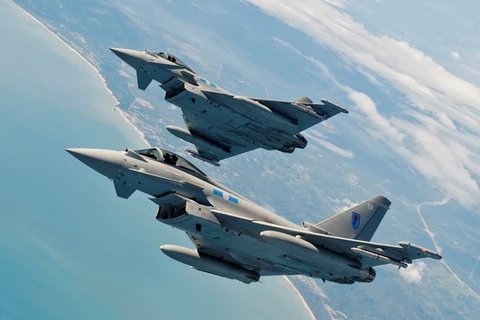Máy bay tiêm kích đa năng Eurofighter Typhoon. (Ảnh: Eurofighter.com) 