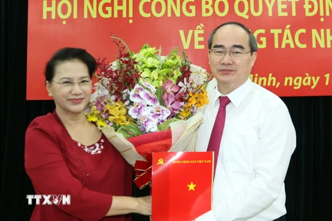 [Photo] Ông Nguyễn Thiện Nhân làm Bí thư Thành phố Hồ Chí Minh