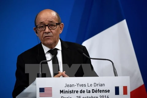 Bộ trưởng Quốc phòng sắp mãn nhiệm Jean-Yves Le Drian. (Nguồn: AFP/TTXVN)