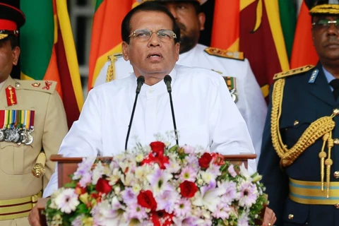Tổng thống Sri Lanka Maithripala Sirisena. (Nguồn: AP)