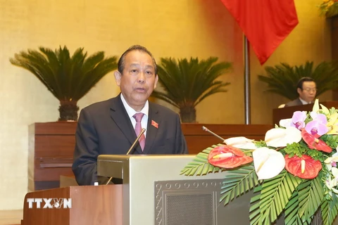 Phó Thủ tướng Thường trực Chính phủ Trương Hòa Bình. (Ảnh: Doãn Tấn/TTXVN)
