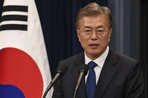 Tổng thống Hàn Quốc Moon Jae-in. (Nguồn: EPA)