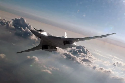 Máy bay ném bom chiến lược Tu-160. (Nguồn: Press Photo)