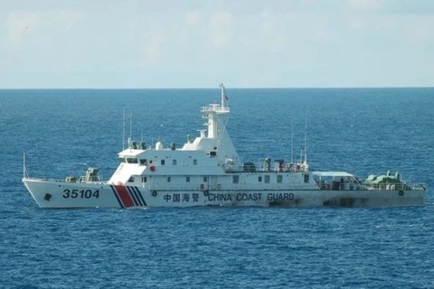 Một tàu hải cảnh của Trung Quốc. (Nguồn: BBC)