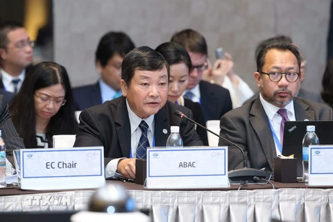 Ông Hoàng Văn Dũng, Chủ tịch Hội đồng Doanh nhân APEC (ABAC) Việt Nam. (Ảnh: Doãn Tấn/TTXVN)
