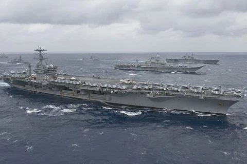 Tàu sân bay USS Nimitz. (Nguồn: Getty)